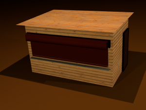 stall 3D 模型