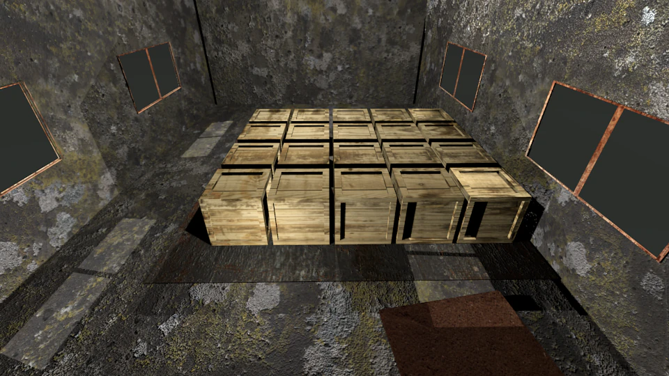 abandoned building 3D Model .c4d .max .obj .3ds .fbx .stl .blend 