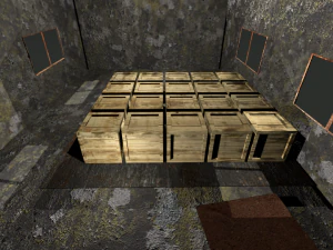 废弃的建筑 3D 模型