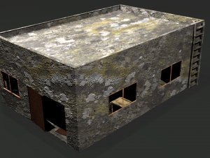 abandoned building 3D 模型