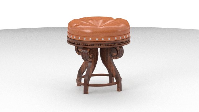banco vintage 3D Model .c4d .max .obj .3ds .fbx .stl .blend 