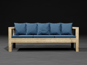 sofa luar ruangan Model 3D