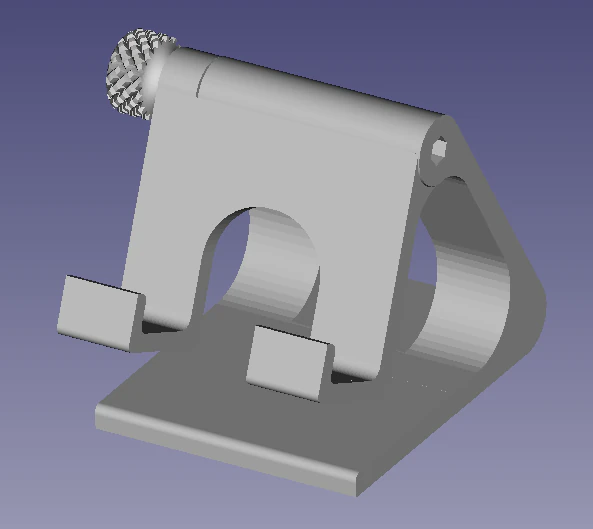 adjustable phone holder 3D Print Model .c4d .max .obj .3ds .fbx .stl .blend 