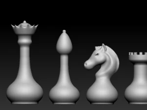 schaakmodelset 3D printmodel