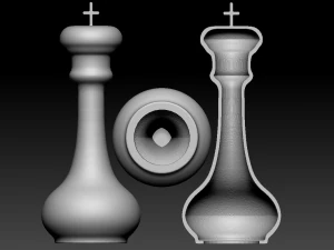 conjunto de modelos de xadrez Modelo de Impressão 3D