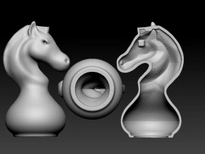 conjunto de modelos de xadrez Modelo de Impressão 3D