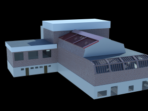 umelka building 3Dプリントモデル