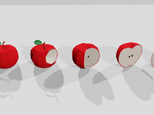 fruits and vegetables collection Model 3D