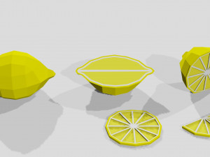 fruits and vegetables collection Model 3D