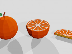 fruits and vegetables collection 3D Model
