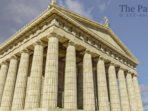 the parthenon Modelo 3D