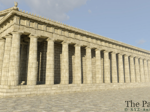 the parthenon Modelo 3D