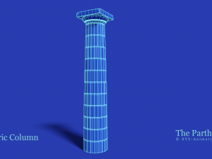 the parthenon Modelo 3D