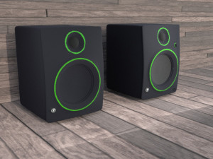 studio monitor mackie cr4bt 3D Модель