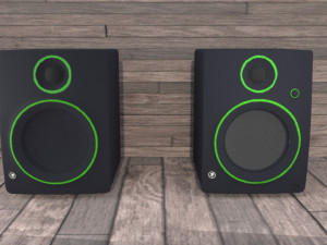 studio monitor mackie cr4bt 3D Модель