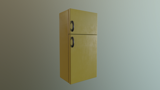 fridge 3D Модель .c4d .max .obj .3ds .fbx .stl .blend 