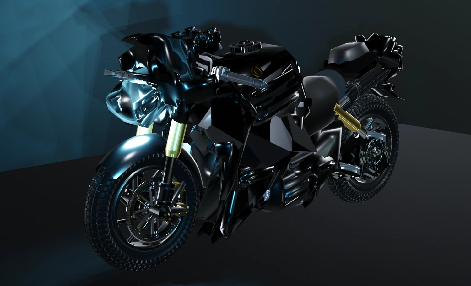 super bike 3d 3D Model .c4d .max .obj .3ds .fbx .stl .blend