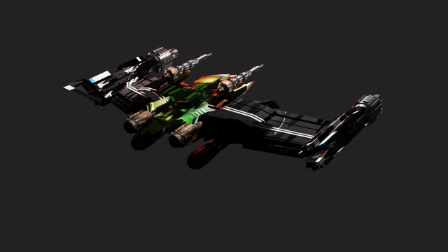 space craft 3D 모델 .c4d .max .obj .3ds .fbx .stl .blend