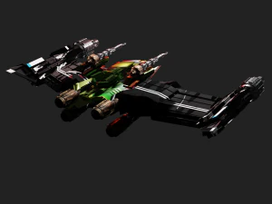 우주 공예품 3D 모델