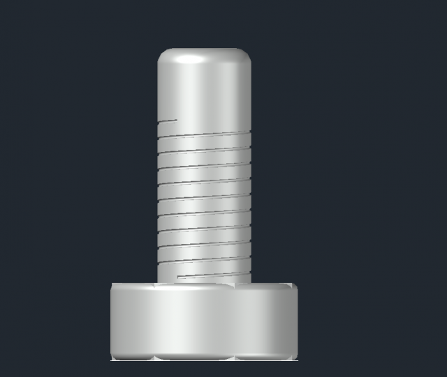 screw 3d printed model 3D Принт Модель .c4d .max .obj .3ds .fbx .stl .blend 