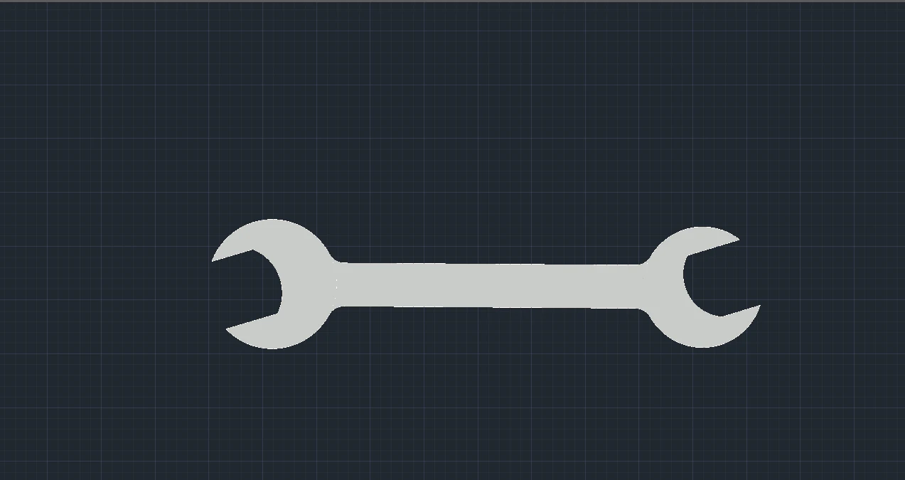 spanner 3d printed model 3D Print Model .c4d .max .obj .3ds .fbx .stl .blend 