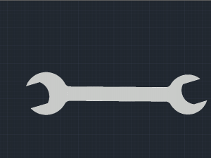 spanner 3d printed model 3D-printmodel