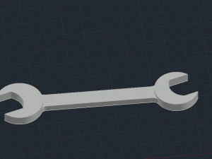 spanner 3d printed model 3D Print Model
