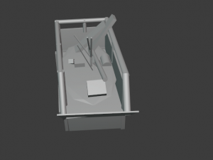 waste cacamba 3D 모델