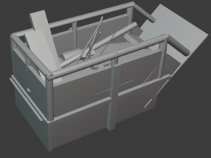 waste cacamba 3Dモデル