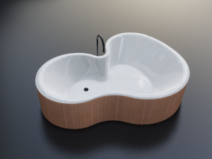 bathtub design Model 3D