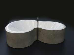 bathtub design Model 3D