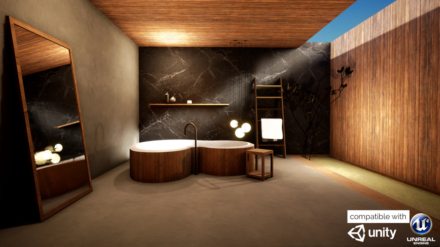 contemporary bathroom pack 3D Model .c4d .max .obj .3ds .fbx .stl .blend 