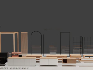 contemporary bathroom pack 3D Model