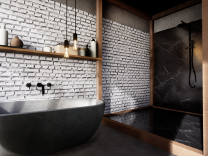 contemporary bathroom pack 3D Model