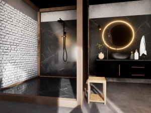 contemporary bathroom pack 3D Model
