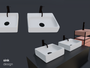 sink design 3D 模型