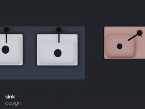 sink design 3D 模型