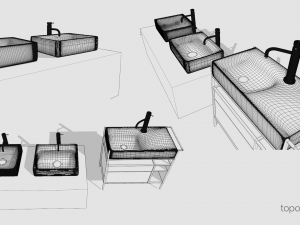 sink design 3D 模型
