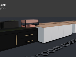 sink pack Modelo 3D