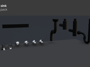 sink pack Modelo 3D