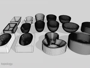 bathtub pack 3D Model