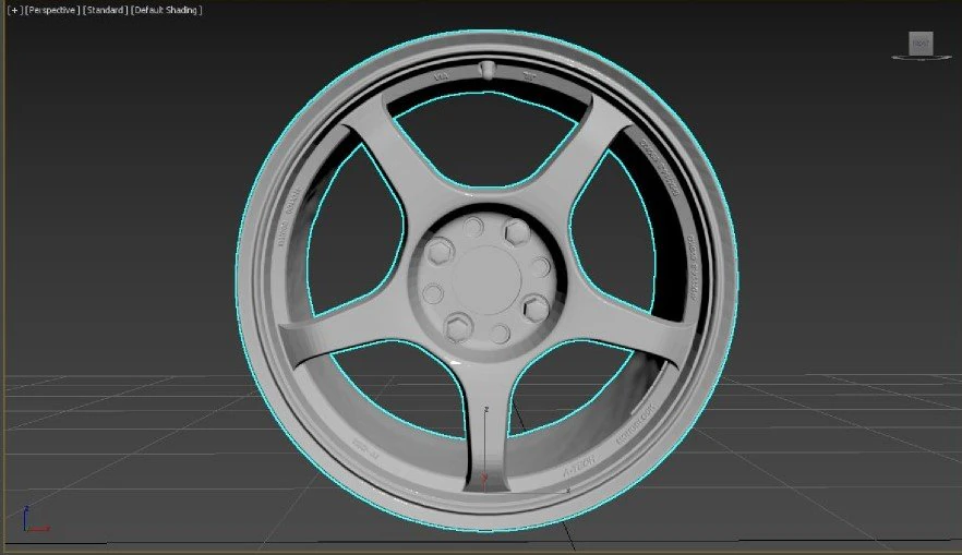 wheels for 124 model 3D Print Model .c4d .max .obj .3ds .fbx .stl .blend 