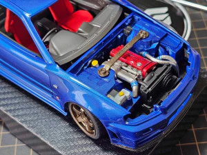 SALA MACCHINE CON MOTORE R33-R34 TAMAYA SCALA 124 Modello di stampa 3D