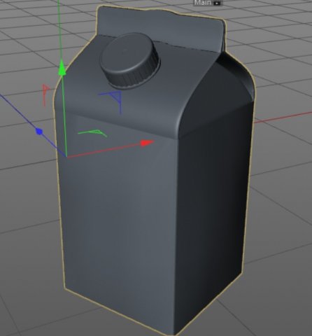 tetrapak juice box 3D Model .c4d .max .obj .3ds .fbx .stl .blend 