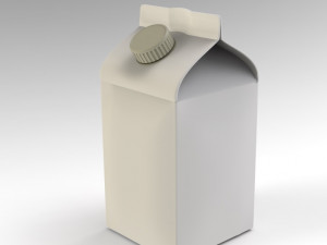 tetrapak juice box 3D Model