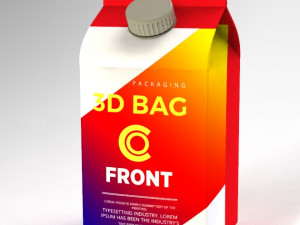 tetrapak juice box 3D Model