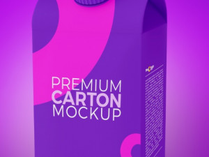tetrapak juice box 3D Model