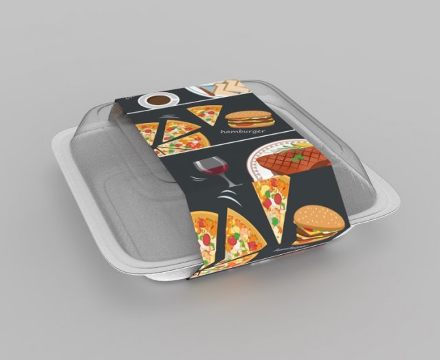 food box invisible and texture Model 3D in Lainnya 3DExport