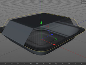 food box invisible and texture 3D Model