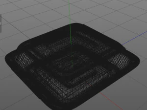 caixa de comida invis&iacute;vel e textura Modelo 3D